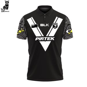 BLK New Zealand Pirtek Black Design 3D Polo Shirt