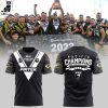 Penrith Panthers NRL My Place Black Design 3D T-Shirt
