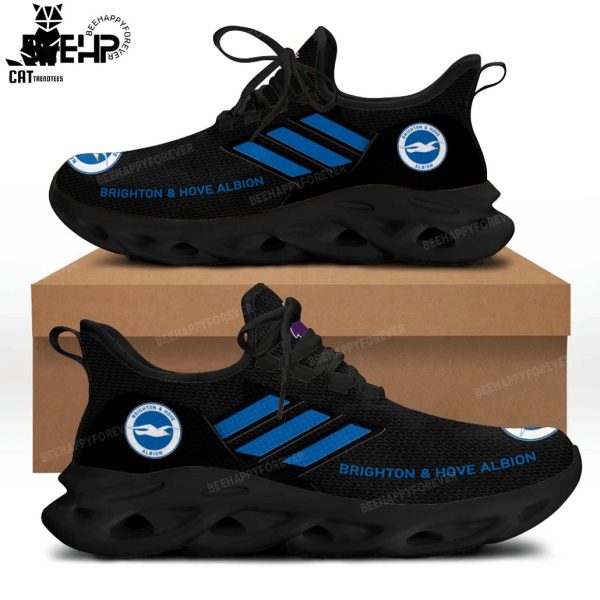 Brighton Camp Hove Albion Black Blue Trim Design Max Soul Shoes