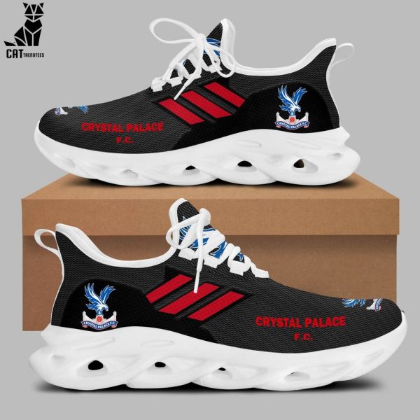 Crystal Palace FC Black Red Trim Design Max Soul Shoes