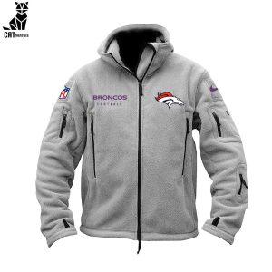 Denver Broncos Football Gray  NFL Design 3D Hoodie