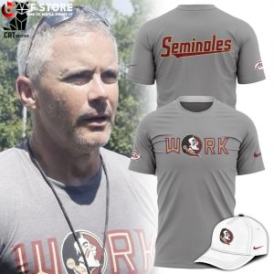 Florida State Seminoles Football Work Logo Design 3D T-Shirt