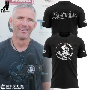 Florida State Seminoles Nike Logo Black Design 3D T-Shirt