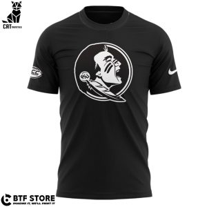 Florida State Seminoles Nike Logo Black Design 3D T-Shirt