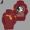 Florida State Seminoles Nike Logo Black Design 3D Hoodie