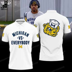 Free Habaugh Michigan Mascot White Design 3D Polo Shirt
