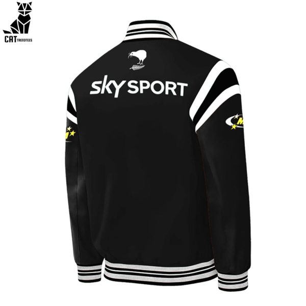 Kiwis NZRL New Zealand National Rugby League Sky Sport Logo Design Baseball Jacket