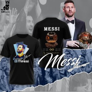 Lionel Messi 2023 D’or Ball Design 3D T-Shirt