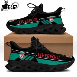 Liverpool Black Green Trim Design Max Soul Shoes