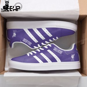 Liverpool Purple White Trim Design You Never Walk Alone Stan Smith