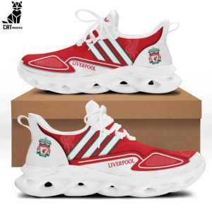 Liverpool Red White Trim Design Max Soul Shoes