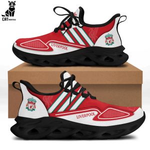 Liverpool Red White Trim Design Max Soul Shoes
