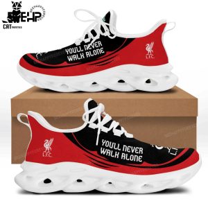Liverpool You Never Walk Alone Clunky Black Red Design Max Soul Shoes
