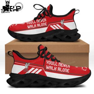 Liverpool You Never Walk Alone Full Red White Trim Design Max Soul Shoes