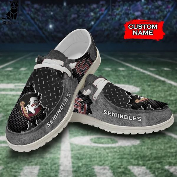 LUXURY NCAA Florida State Seminoles Custom Name Hey Dude Shoes