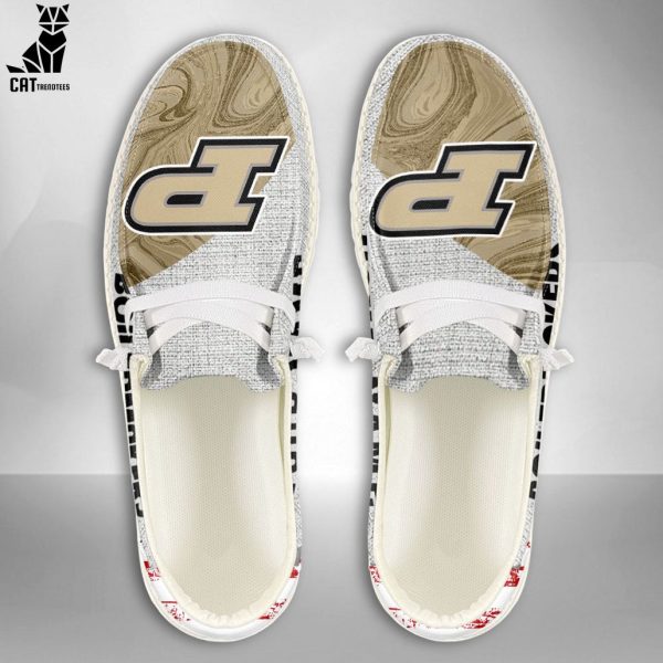 LUXURY NCAA Purdue Boilermakers Custom Name Hey Dude Shoes