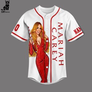 Mariah Carey Portrait Design Sexy Baseball Jersey