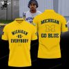 Michigan Vs Everybody Mascot Blue Design 3D Polo Shirt