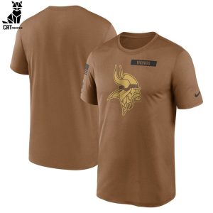 Minnesota Vikings Brown Design 3D T-Shirt