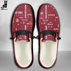 NEW NCAA Boston College Eagles Custom Name Hey Dude Shoes POD Design