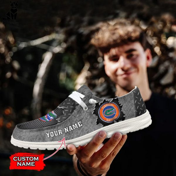 NEW NCAA Florida Gators Custom Name Hey Dude Shoes