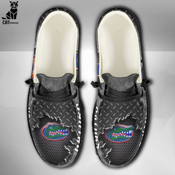 NEW NCAA Florida Gators Custom Name Hey Dude Shoes