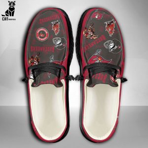 NEW NFL Tampa Bay Buccaneers Custom Name Hey Dude Shoes