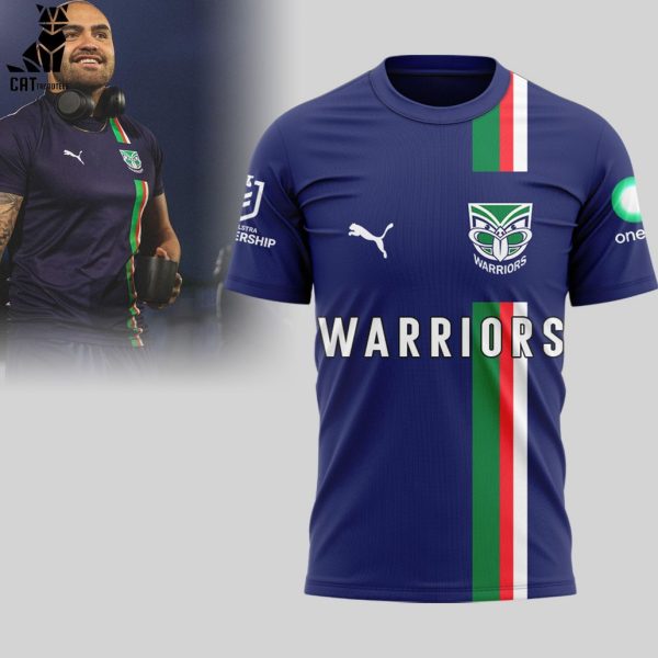 New Zealand Warrior Autex Blue Design 3D T-Shirt