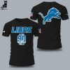 NFL Detroit Lions 90th White Seasons Design 3D T-Shirt
