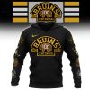 NHL Boston Bruins Adidas Logo Black Design 3D Hoodie