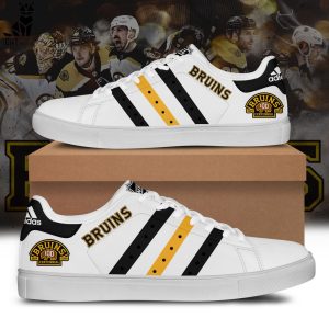 NHL Boston Bruins 100 Centennial White Black Yellow Trim Design Stan Smith