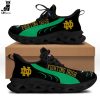 Notre Dame Fighting Irish Black Green Trim Design Max Soul Shoes