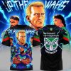 NRL Telstra Premiership Warriors Up The Wahs Blue Logo Design 3D T-Shirt