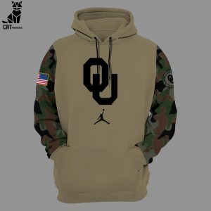 Oklahoma Football Sooners Logo Design 3D Hoodie