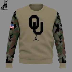 Oklahoma Football Sooners Logo Design 3D Sweater