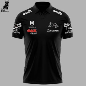Penrith Panthers 2023 Oneills OAK Mascot Black Design 3D T-Shirt