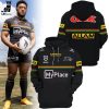 Penrith Panthers 2023 Panthers Allam NRL FC Black Design 3D Hoodie