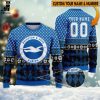 Personalized Brighton Hoce Albion Blue Christmas Design 3D Sweater
