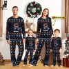 Personalized Carolina Panthers Christmas And Sport Team Blue Mascot Design Pajamas Set Family