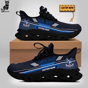 Personalized Crystal Palace Blue White Design Max Soul Shoes