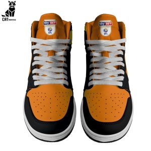 Personalized Hull City Nike Logo Orange Design Air Jordan 1 High Top