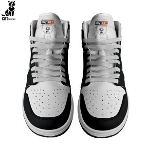 Personalized Hull City Nike Logo White Black Design Air Jordan 1 High Top