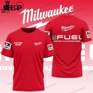 Personalized Milwaukee Driven To Outperform Red Design 3D Hoodie