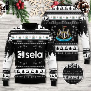Personalized Newcastle United Sela Black Design 3D Sweater