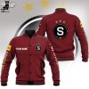 Personalized Sparta Praha Black Gray Design Baseball Jacket