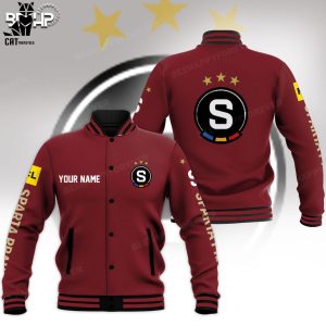 Personalized Sparta Praha Red Design Baseball Jacket