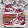 Personalized Texas Rangers Nike Logo Red White Design Air Jordan 1 High Top