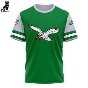 Philadelphia Eagles 1933 Football Green Nike Logo NFL Design 3D T-Shirt