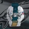 Philadelphia Eagles NFL Nike Logo Brown Design 3D Hoodie