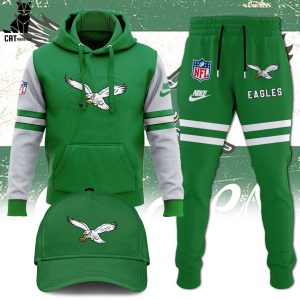 Philadelphia Eagles NFL Nike Logo Green Design 3D Hoodie